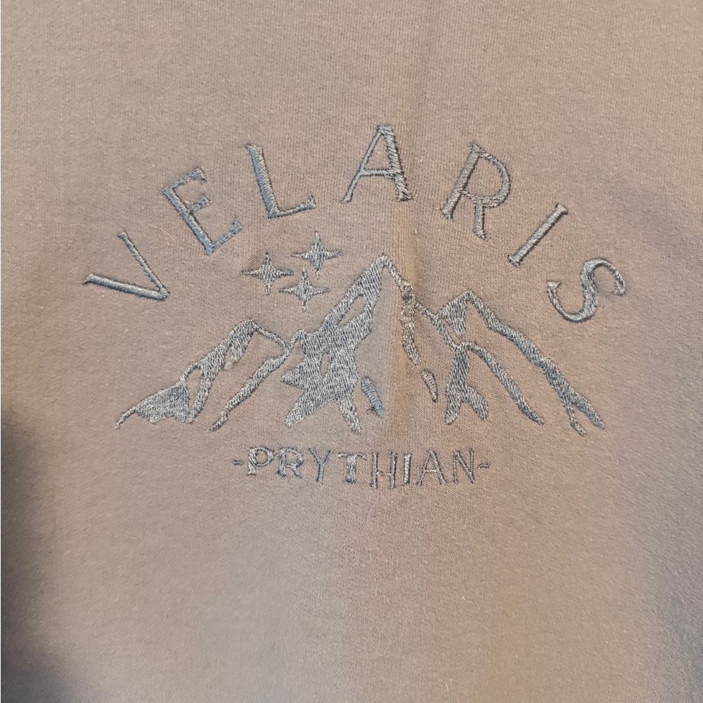 Baby Blue Velaris ACOTAR Bookish Sweatshirt - Picture 5 of 7
